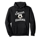 Soccer Grandma Heart Soccer Ball Lover Hoodie - Graphic Print Men Women