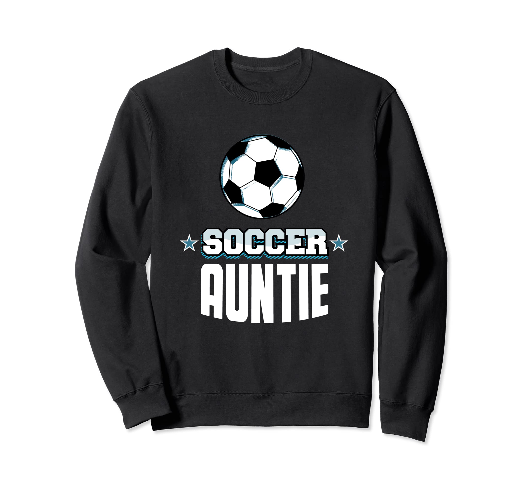 Soccer Auntie Sports Aunt Games Sweatshirt - Aesthetic Graphic Unisex