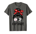 Classy Captain Life Soccer Messy T-Shirt - Casual Everyday Wear Men Women