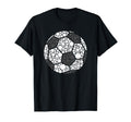 Polka Dot Football Soccer Lover T-Shirt - Custom Art Print for Adults