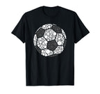 Polka Dot Football Soccer Lover T-Shirt - Custom Art Print for Adults