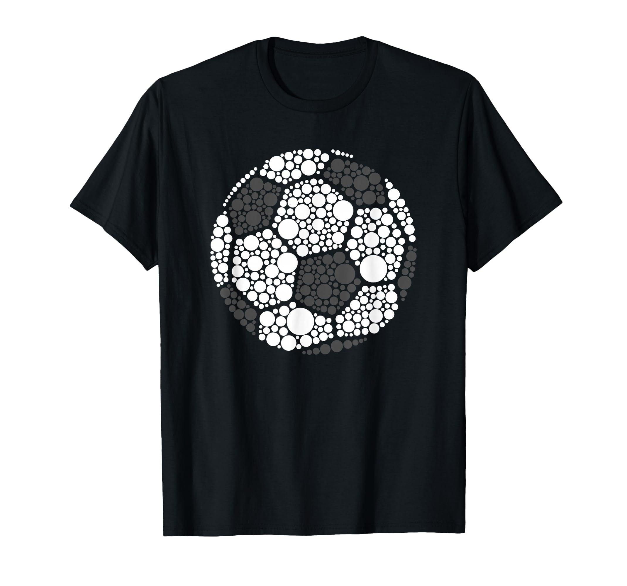 Polka Dot Football Soccer Lover T-Shirt - Custom Art Print for Adults