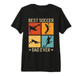 Best Soccer Dad Ever Soccer Coach T-Shirt - Fun Novelty Design for Adults