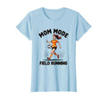Mom Mode Field Running Soccer Parent T-Shirt - Trendy Graphic for Adults