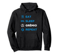 Eat Sleep Gremio Repeat Gremio Hoodie - Graphic Print Unisex
