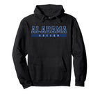 Alabama Soccer Blue Text Hoodie - Fun Novelty Design Men Women