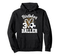 3Rd Birthday Soccer Ball 3 Year Old Hoodie - Minimalist Print for Adults
