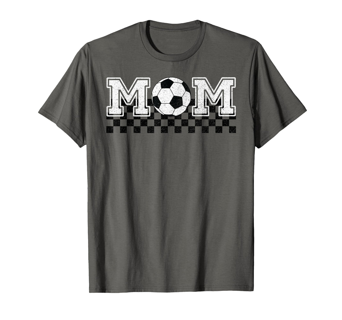 Soccer Mom Soccer Mama Checkered Mothers T-Shirt - Streetwear Style Unisex