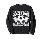 Womens Soccer Mom Goalie Goalkeeper Sweatshirt - Graphic Print Men Women