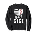 Ball Gigi Grandma Heart Baseball Soccer Sweatshirt - Unique Graphic Unisex