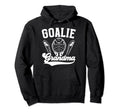Ice Hockey Goalie Grandma Hockey Goalkeeper Hoodie - Trendy Graphic Unisex
