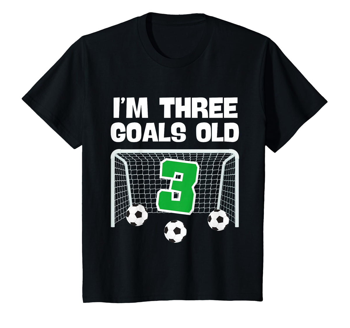 3Rd Birthday Soccer Football Player 3 T-Shirt - Minimalist Print Unisex