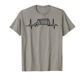 Soccer Heartbeat Football Lovers T-Shirt - Minimalist Print for Adults