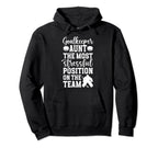 Funny Hockey Goalkeeper Aunt Hockey Goalie Hoodie - Unique Graphic Unisex