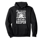 My Cousin Is Hockey Keeper Cousin Hoodie - Custom Art Print Men Women