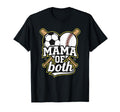Mama Both Sports Mother Game Day T-Shirt - Unique Graphic Unisex