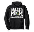 Baller Mom Louder And Prouder Soccer Hoodie - Aesthetic Graphic for Adults