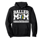 Baller Mom Louder And Prouder Soccer Hoodie - Aesthetic Graphic for Adults