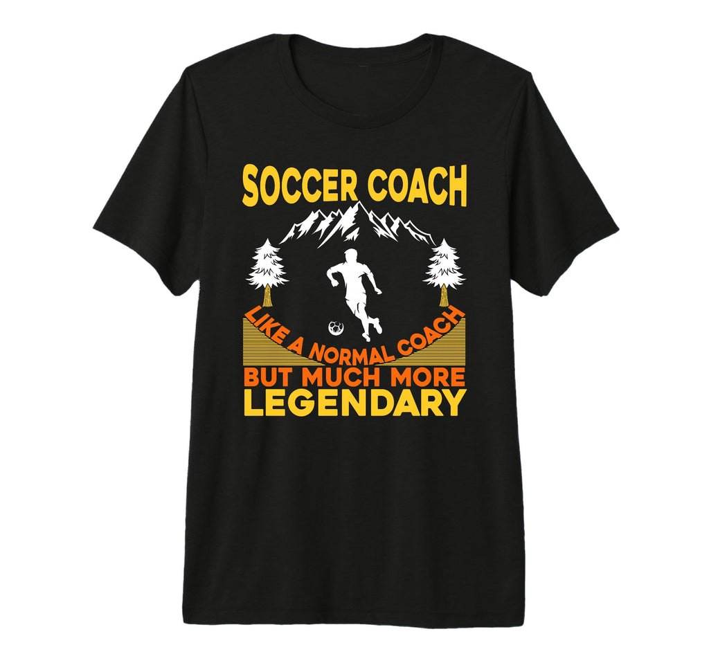 Mens Soccer Coaching Training Trainer T-Shirt - Trendy Graphic for Adults