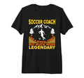 Mens Soccer Coaching Training Trainer T-Shirt - Trendy Graphic for Adults