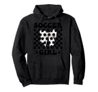 Soccer Coquette Bow Hoodie - Novelty Apparel Men Women