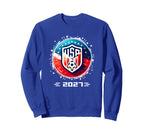 American Flag Soccer Soccer 2027 Sweatshirt - Fun Novelty Design for Adults