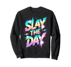 Slay Day Tournament Field Day Sweatshirt - Minimalist Print Unisex
