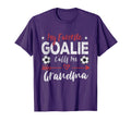 My Favorite Goalie Calls Me Grandma T-Shirt - Streetwear Style for Adults