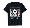 Soccer Game Day Spirit Heart Athlete T-Shirt - Unique Graphic for Adults