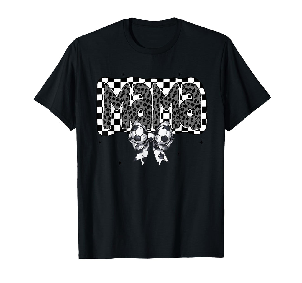 Soccer Mama Coquette Checkered T-Shirt - Streetwear Style for Adults