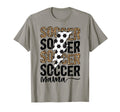 Soccer Mama Leopard Soccer Mom Soccer T-Shirt - Custom Art Print Men Women