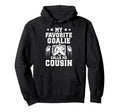 Proud Ice Hockey Goalie Cousin Hoodie - Aesthetic Graphic for Adults