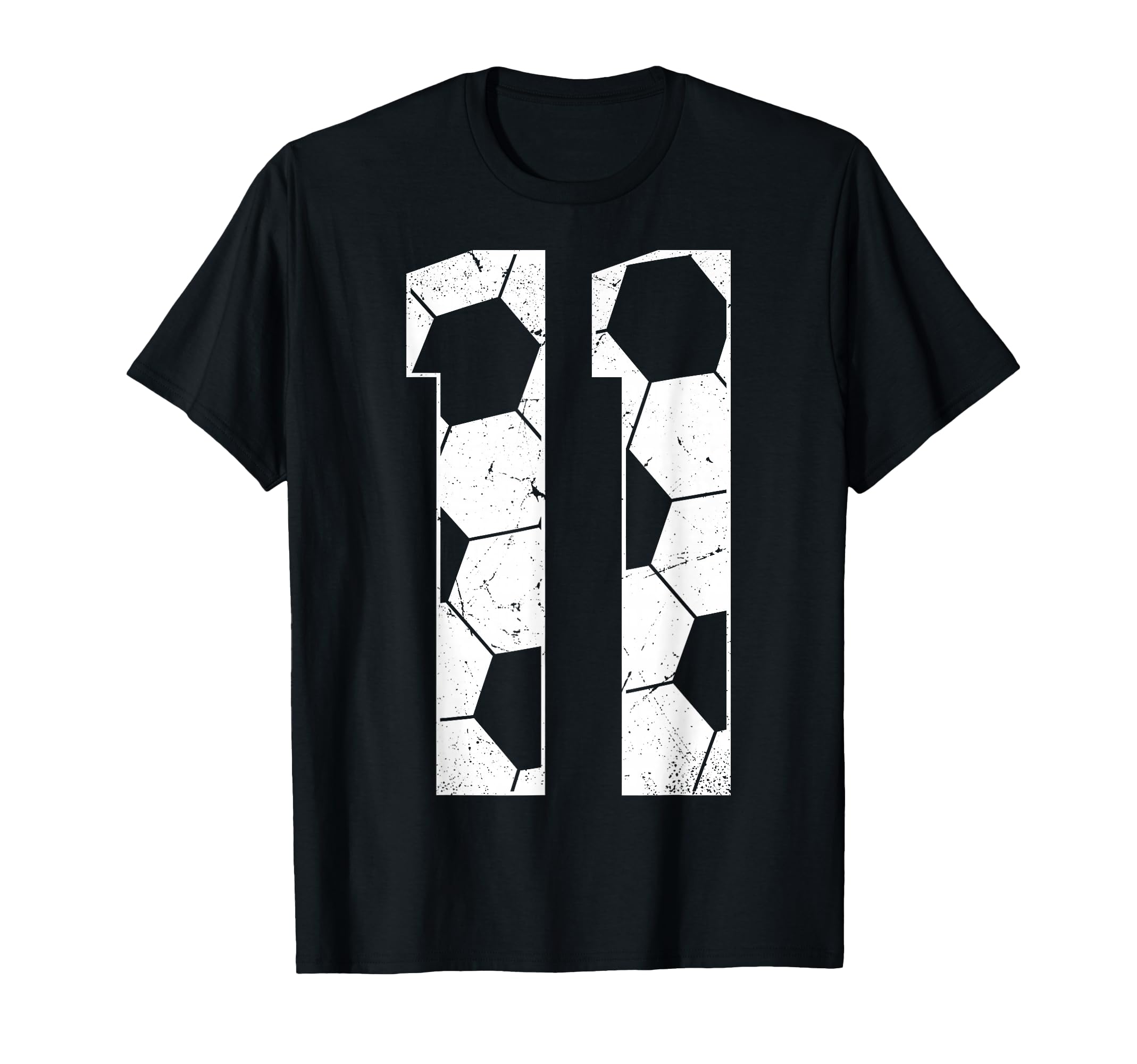 11Th Birthday Soccer Player T-Shirt - Fun Novelty Design Men Women