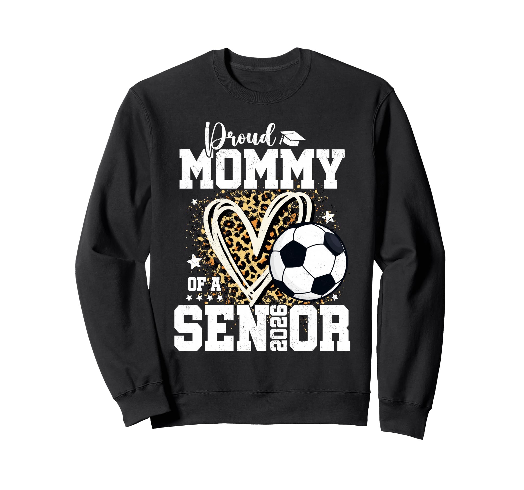 Proud Mommy 2026 Senior Soccer Sweatshirt - Aesthetic Graphic for Adults