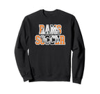 Rams Soccer Mom Game Day Mascot Sweatshirt - Unique Graphic for Adults