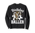 7Th Birthday Baller 7 Year Old Sweatshirt - Custom Art Print Unisex