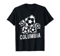 Columbia Colombia Soccer Athlete T-Shirt - Novelty Apparel for Adults