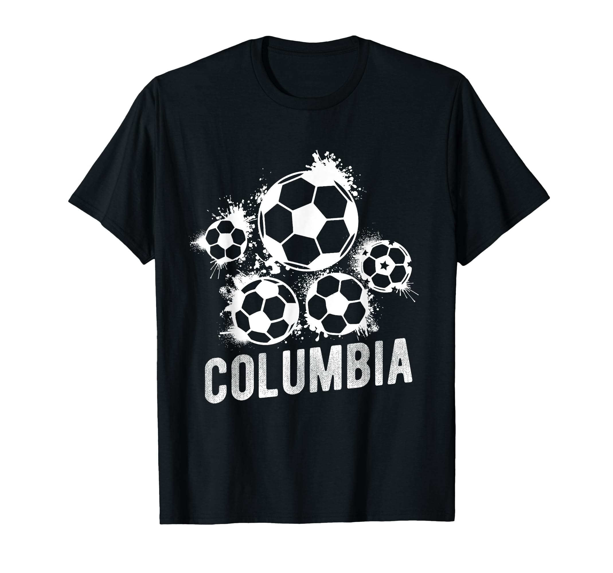 Columbia Colombia Soccer Athlete T-Shirt - Novelty Apparel for Adults