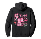 Soccer Stamp Bow Game Day Hoodie - Casual Everyday Wear for Adults