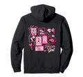 Soccer Stamp Bow Game Day Hoodie - Aesthetic Graphic Unisex