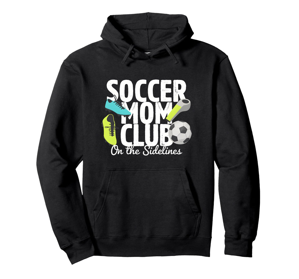 Soccer Mom Club Sidelines Pride Hoodie - Aesthetic Graphic Unisex
