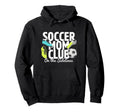 Soccer Mom Club Sidelines Pride Hoodie - Aesthetic Graphic Unisex