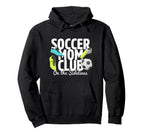 Soccer Mom Club Sidelines Pride Hoodie - Aesthetic Graphic Unisex
