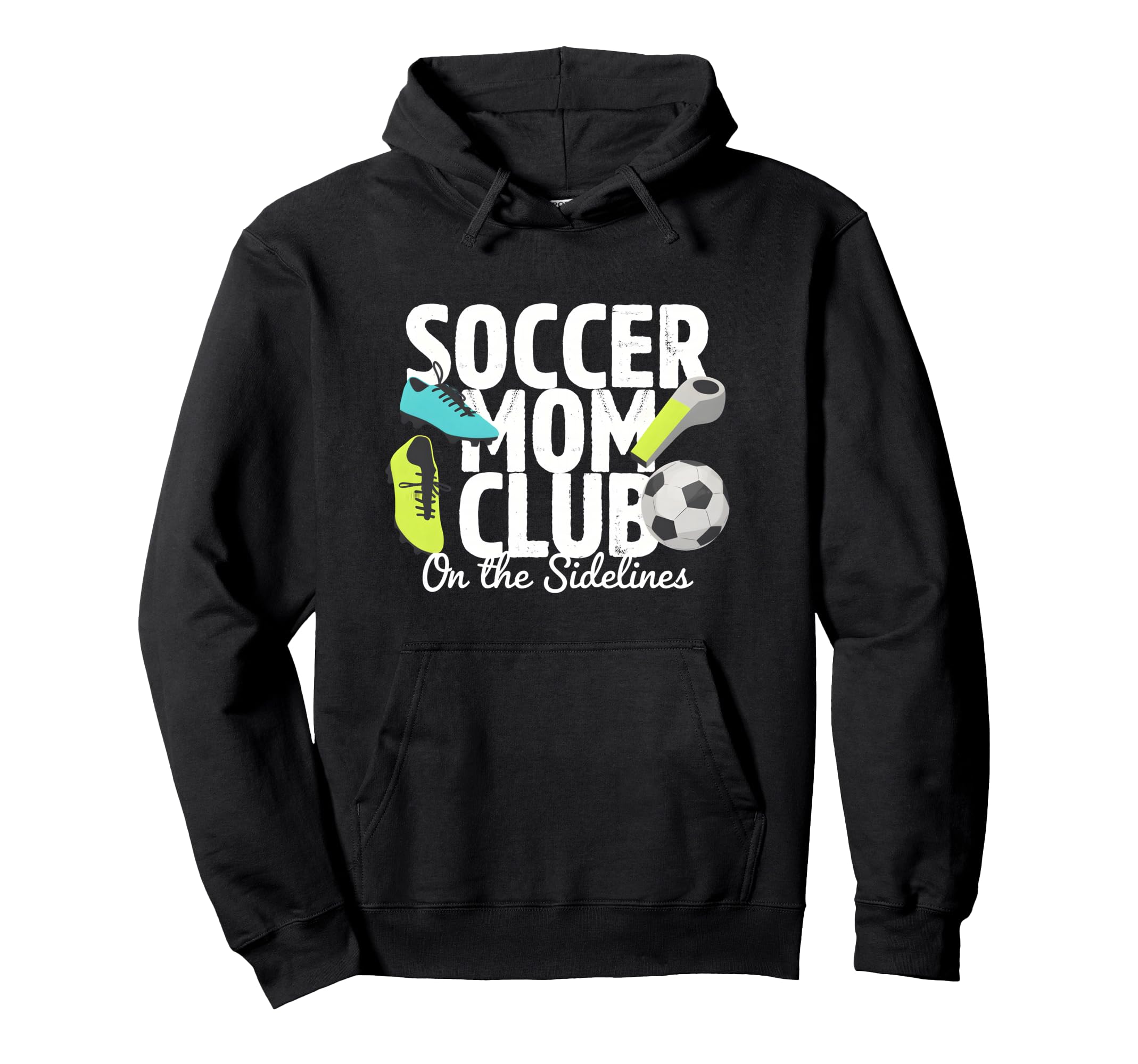 Soccer Mom Club Sidelines Pride Hoodie - Aesthetic Graphic Unisex