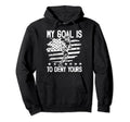 My Goal Is To Deny Yours Lacrosse Goalie Hoodie - Aesthetic Graphic Unisex