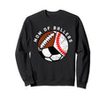Mom Ballers Funny Baseball Soccer Sweatshirt - Minimalist Print for Adults
