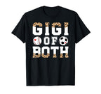 Gigi Both Leopard Baseball Soccer T-Shirt - Aesthetic Graphic Men Women