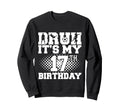 Bruh Its My 17Th Birthday Soccer Sweatshirt - Minimalist Print for Adults