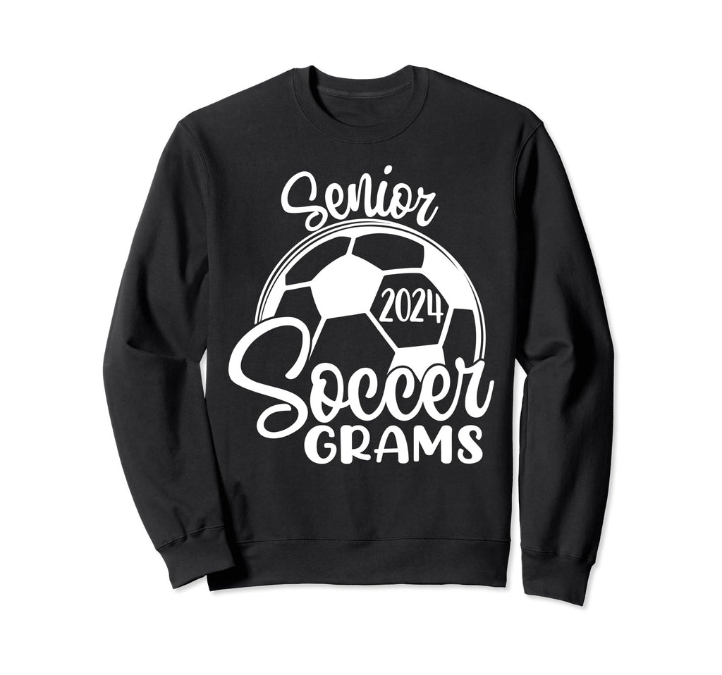 Senior Soccer Grams 2024 Class 2024 Sweatshirt - Minimalist Print Unisex