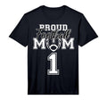 Custom Proud Football Mother Number T-Shirt - Fun Novelty Design Men Women
